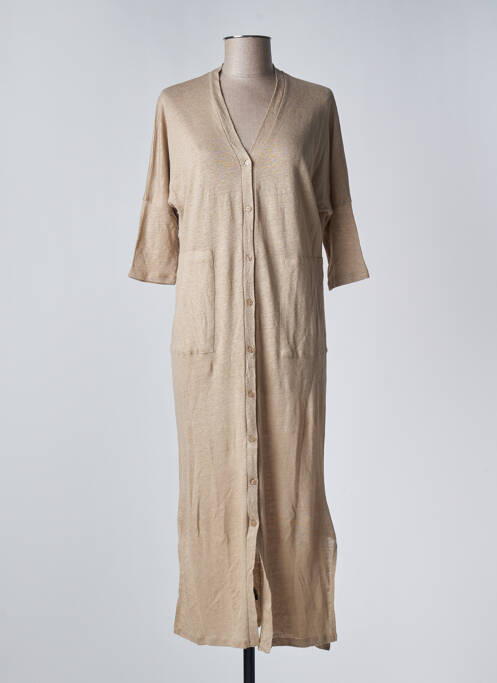 Vestă cu mâneci lungi bej NOTSHY femeie