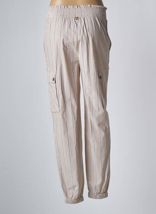 Pantalon drept bej TWINSET femeie