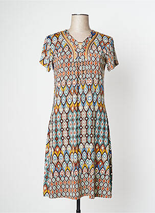 Rochie midi albastru CHRISTINE LAURE femeie