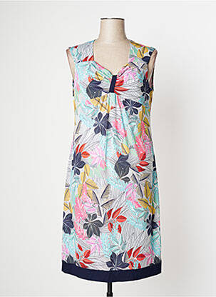 Rochie midi albastru CHRISTINE LAURE femeie