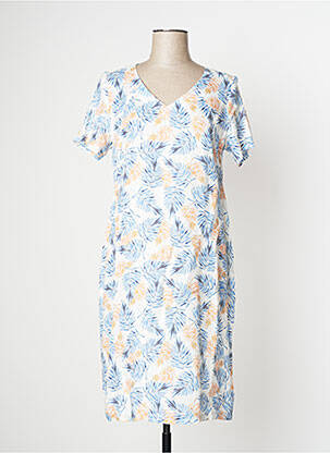 Rochie midi alb SIGNE NATURE femeie