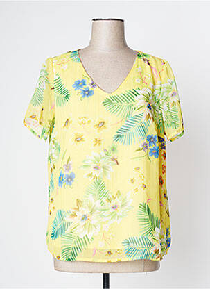 Top galben SIGNE NATURE femeie