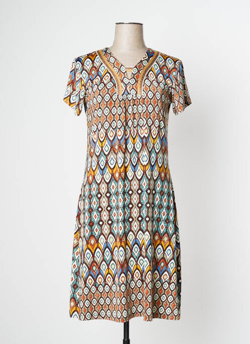 Rochie midi albastru CHRISTINE LAURE femeie