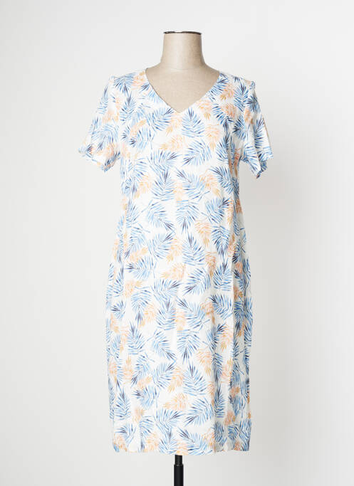 Rochie midi alb SIGNE NATURE femeie