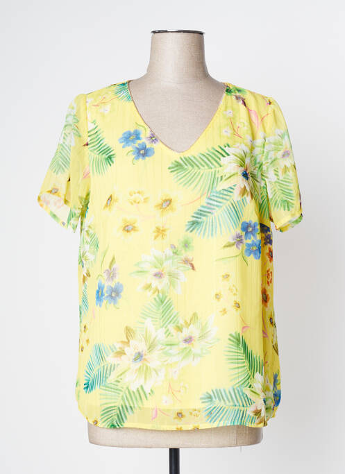 Top galben SIGNE NATURE femeie