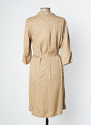 Rochie midi bej SIGNE NATURE femeie