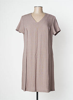 Rochie midi gri GEVANA femeie