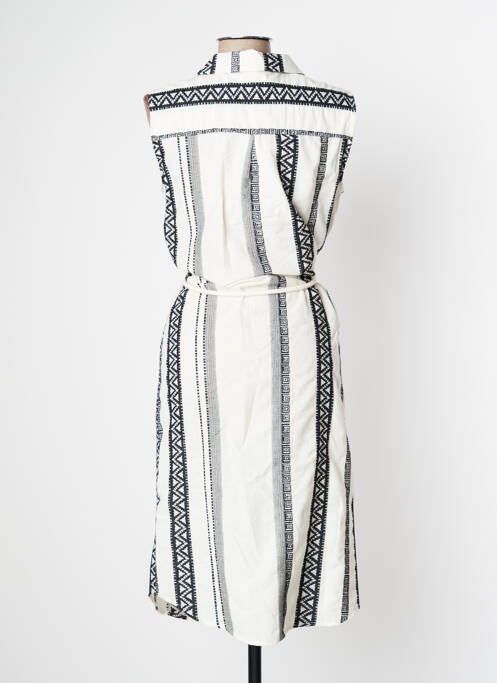 Rochie midi alb SIGNE NATURE femeie