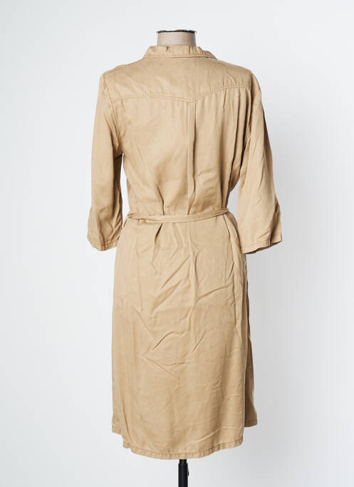 Rochie midi bej SIGNE NATURE femeie