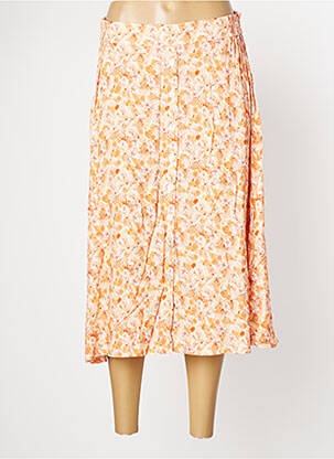 Fustă midi portocaliu SIGNE NATURE femeie