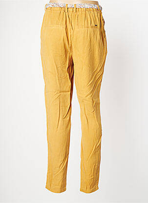 Pantalon slim talie elastică mărime normală bej DEELUXE femeie