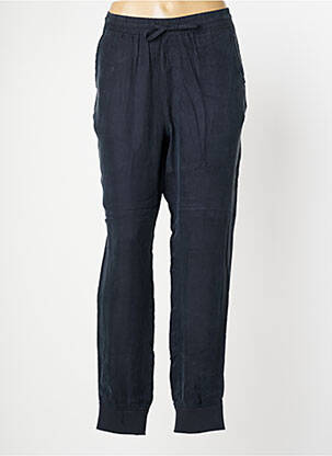 Pantalon drept talie elastică mărime normală albastru SUPERDRY femeie