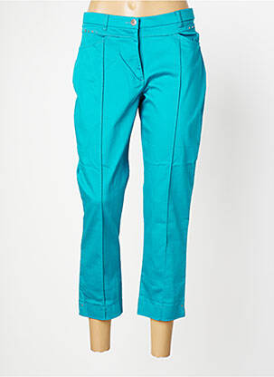 Pantalon 7/8 elasticitate mărime normală verde CHRISTINE LAURE femeie