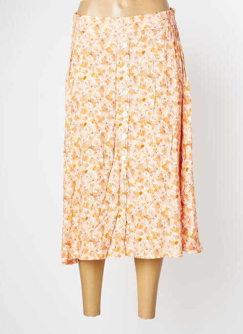 Fustă midi portocaliu SIGNE NATURE femeie