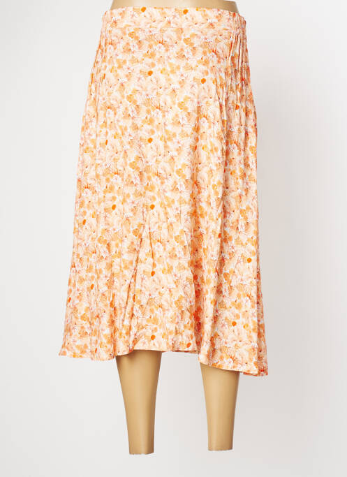 Fustă midi portocaliu SIGNE NATURE femeie