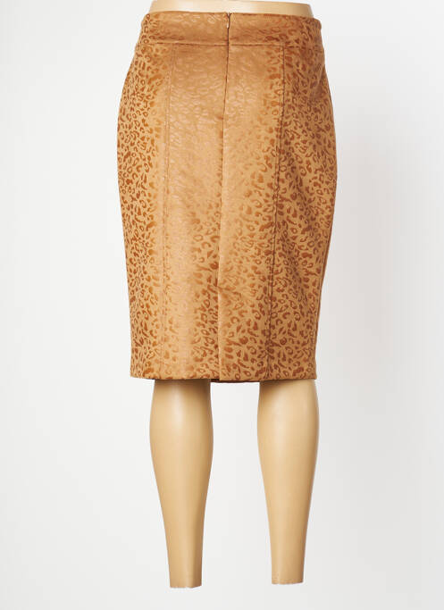 Fustă midi maro GEVANA femeie