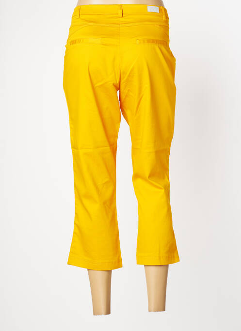 Pantalon trei sferturi galben CHRISTINE LAURE femeie