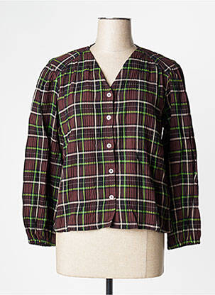 Cămașă maro NICE THINGS femeie