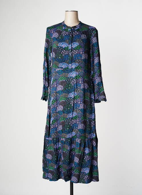 Rochie lungă albastru NICE THINGS femeie