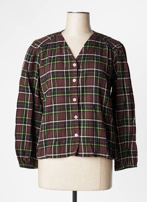 Cămașă maro NICE THINGS femeie