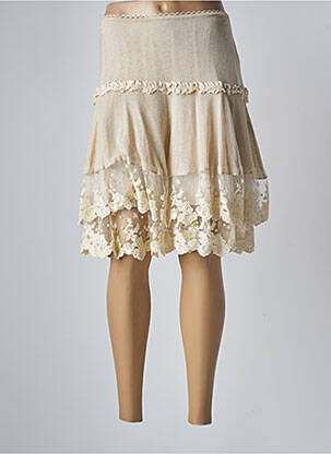 Fustă midi bej MATIN BLANC femeie