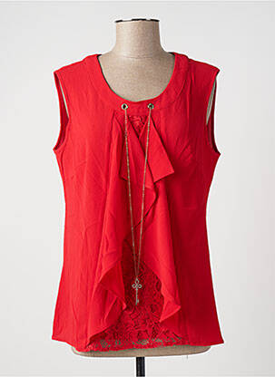 Top roșu MY COLLECTION femeie