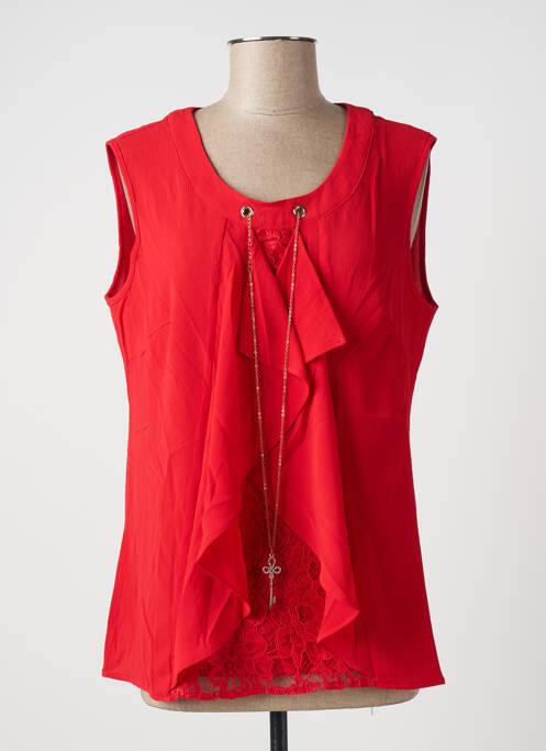 Top roșu MY COLLECTION femeie