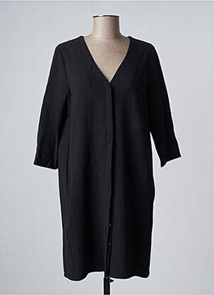 Rochie scurtă mâneci 3/4 mâneci 3/4 negru FRNCH femeie