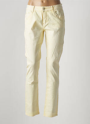 Pantalon slim galben ONADO femeie