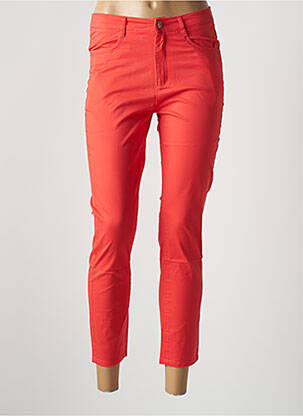 Pantalon 7/8 elasticitate talie joasă portocalie I.QUING femeie