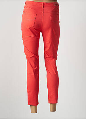 Pantalon 7/8 elasticitate talie joasă portocalie I.QUING femeie