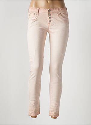 Blugi skinny roz PLACE DU JOUR femeie