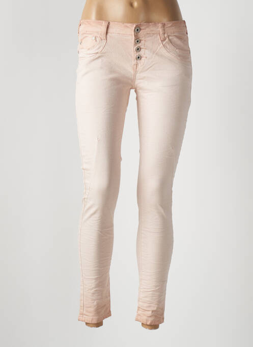 Blugi skinny roz PLACE DU JOUR femeie