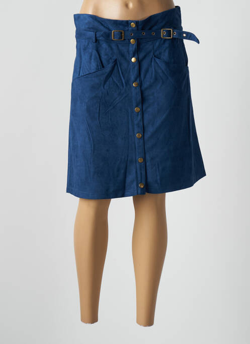 Fustă midi albastru JUS D'ORANGE femeie