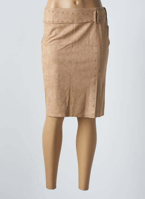 Fustă midi bej JAUNE ROUGE femeie