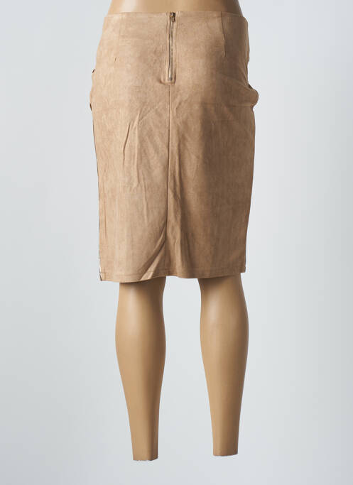 Fustă midi bej JAUNE ROUGE femeie