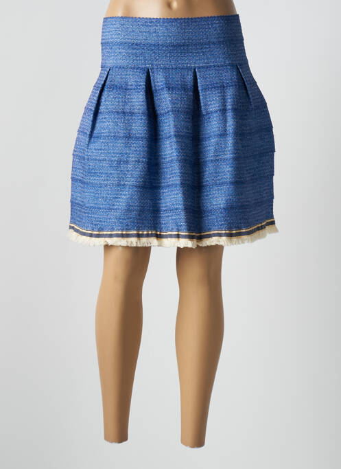 Fustă scurtă albastru CHOKLATE femeie