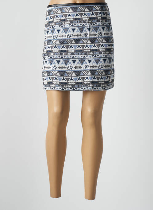 Fustă scurtă albastru ARC EN CIEL femeie