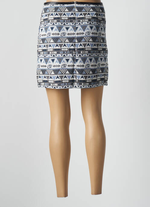 Fustă scurtă albastru ARC EN CIEL femeie