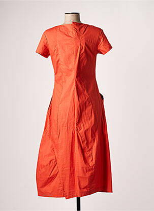 Rochie midi mâneci scurte mâneci scurte portocaliu STUDIO RUNDHOLZ femeie