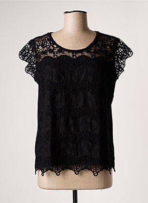 Top negru LEO & UGO femeie