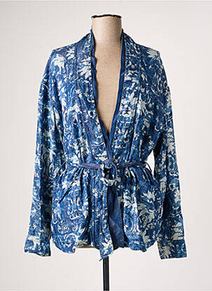 Jachete kimono mâneci lungi albastru MASON'S femeie