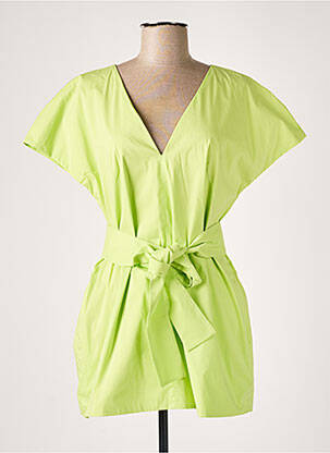 Tunică mâneci scurte verde LIVIANA CONTI femeie