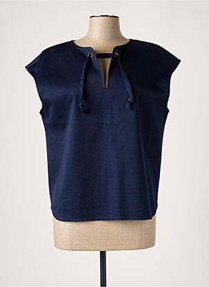 Top albastru KNOTT femeie