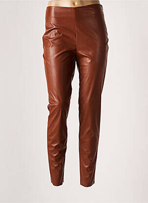 Pantalon slim maro PIER ANTONIO GASPARI femeie