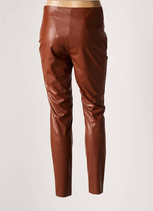 Pantalon slim maro PIER ANTONIO GASPARI femeie