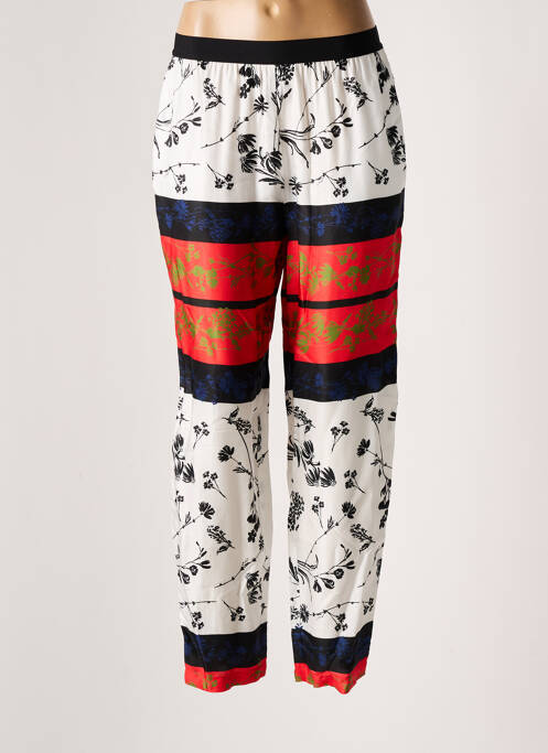 Pantalon drept alb PIER ANTONIO GASPARI femeie