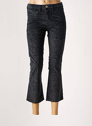 Pantalon trei sferturi elasticitate talie joasă gri DENIM STUDIO femeie