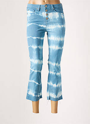 Pantalon trei sferturi albastru DENIM STUDIO femeie