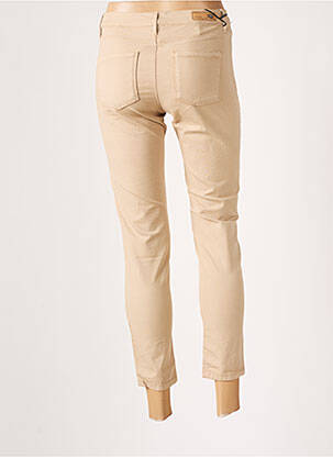 Pantalon 7/8 elasticitate talie joasă bej DENIM STUDIO femeie